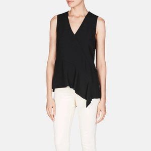 NWT Proenza Schouler Satin Crepe Asymmetrical Top